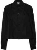 Noir Kei Ninomiya cotton shirt - Black