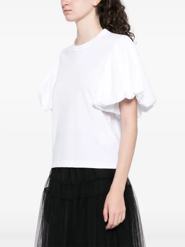 NOIR KEI NINOMIYA | PONTE LONG SLEEVE TOP
