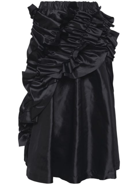 Noir Kei Ninomiya gathered frill skirt