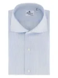 Finamore 1925 Napoli Eduardo striped button-up shirt - Blue