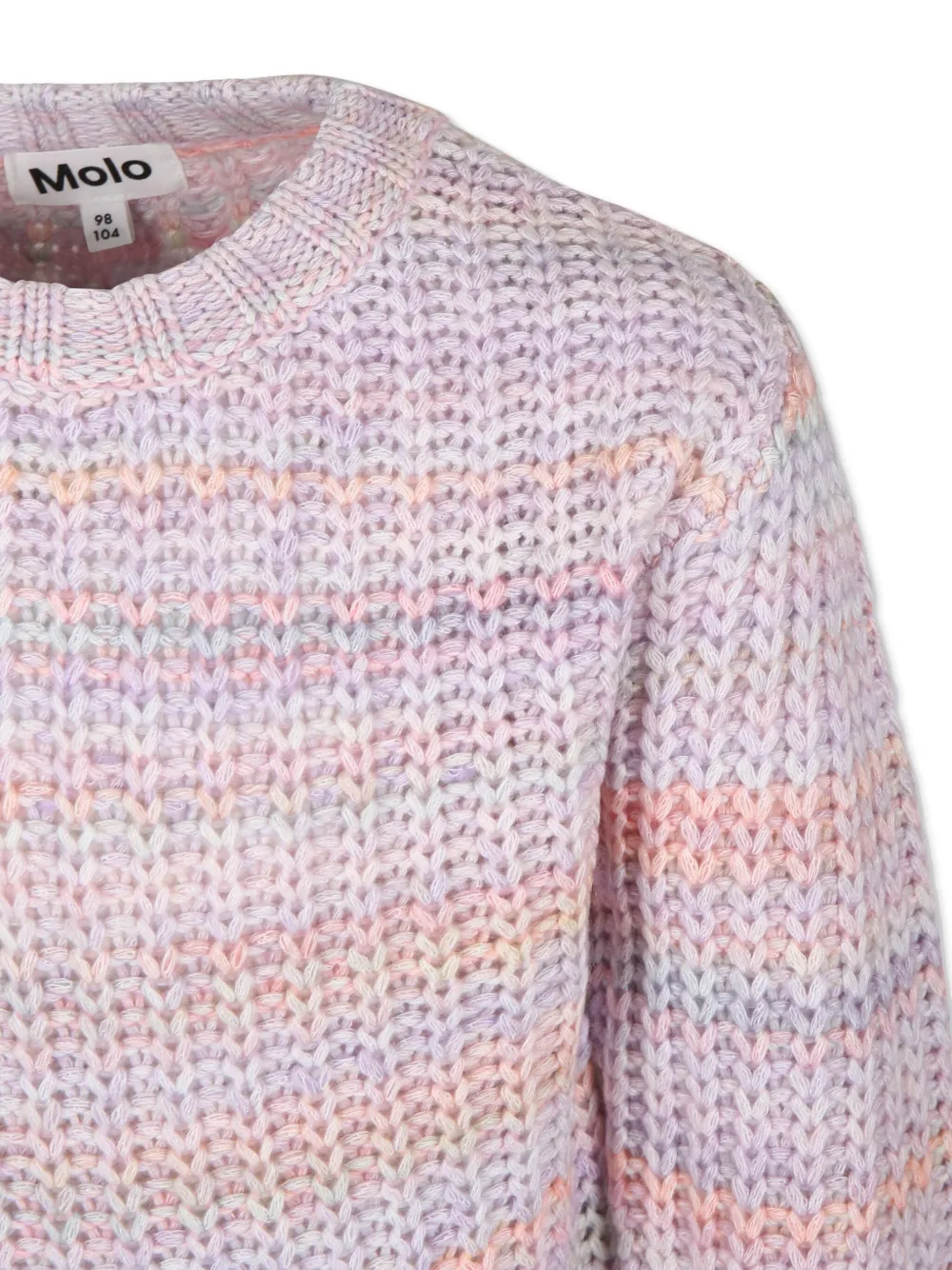 Molo Kabelgebreide trui Roze