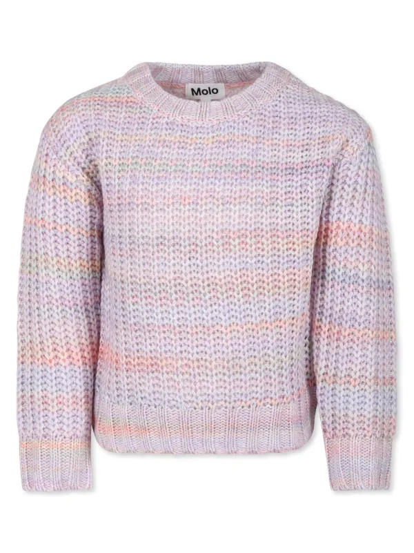Molo Maglione a Righe Rosa FARFETCH IT