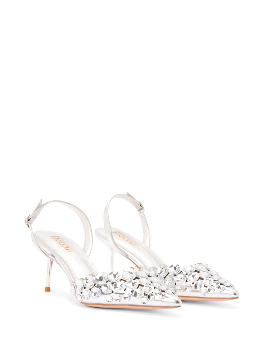 NICOLI Sassari pumps - Zilver