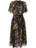 Marchesa Rosa Monarch midi dress - Black