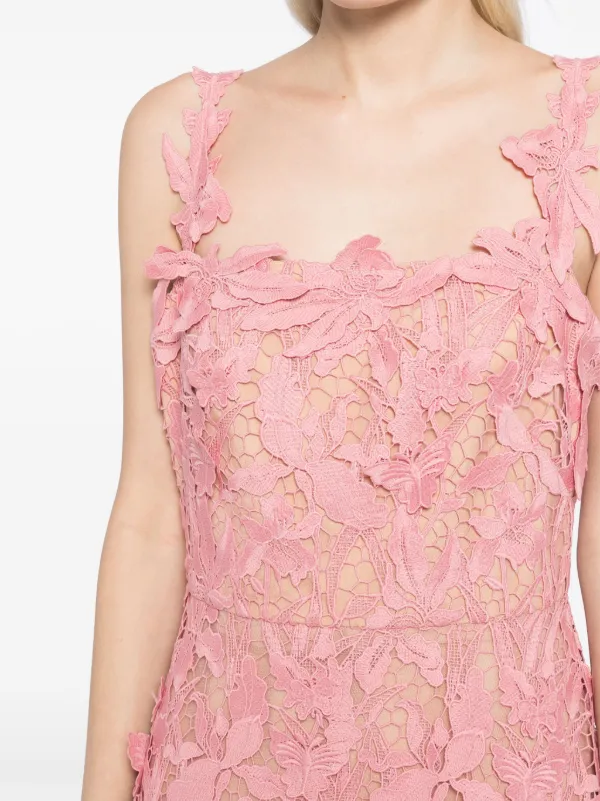 Marchesa notte pink dress best sale