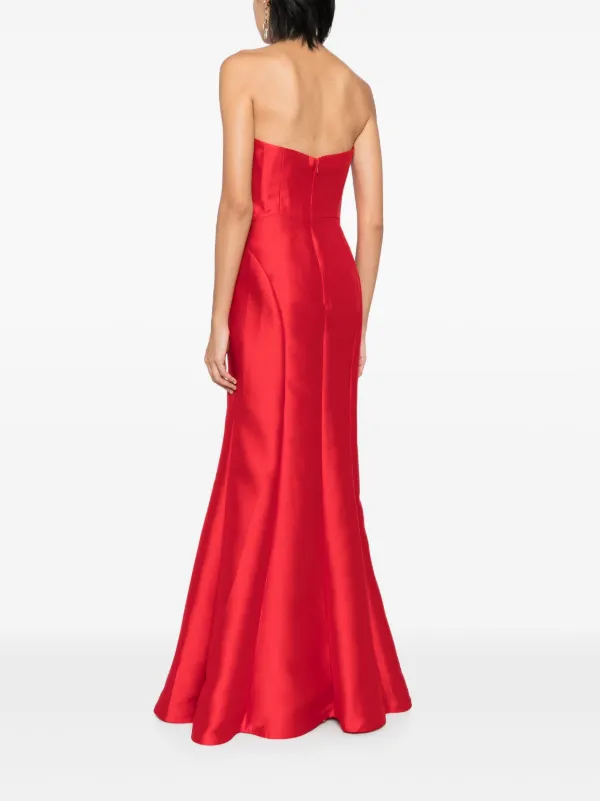 Red marchesa dress gown 4 2024