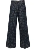 ETRO logo-patch cotton jeans - Blue