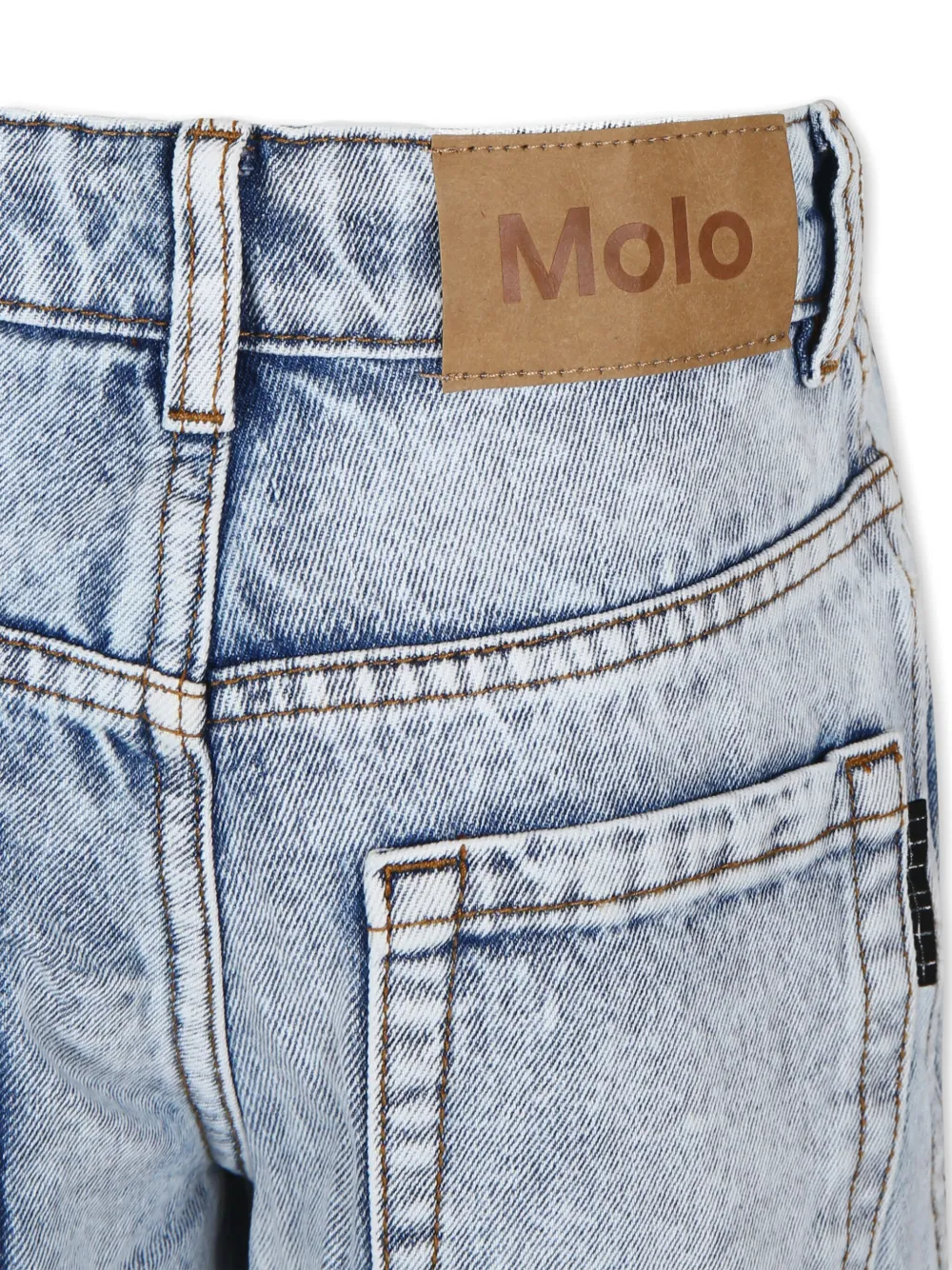 Molo Jeans met wijde pijpen Blauw