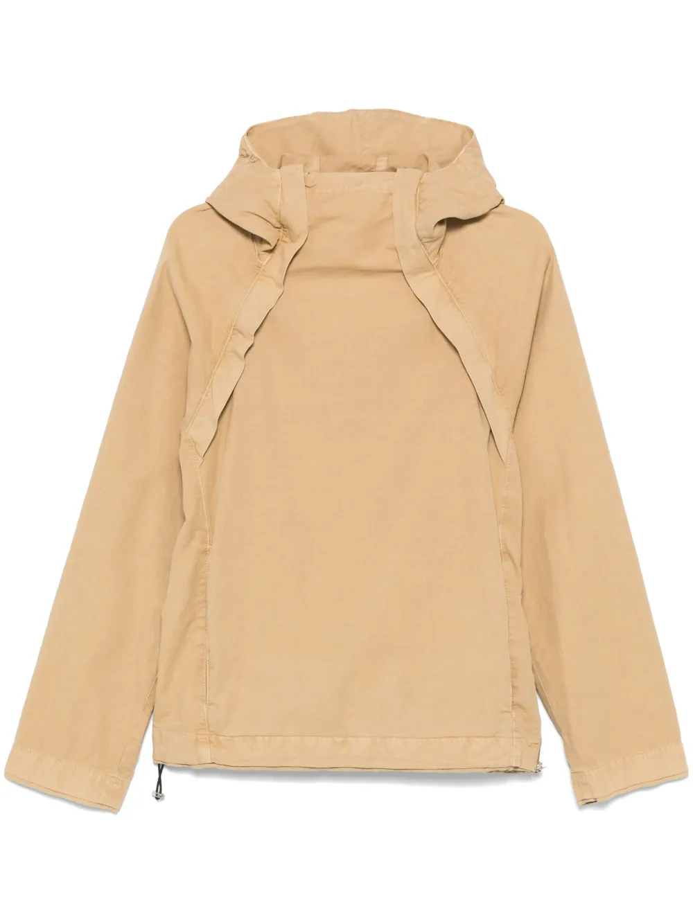 RANRA canvas hoodie - Neutrals