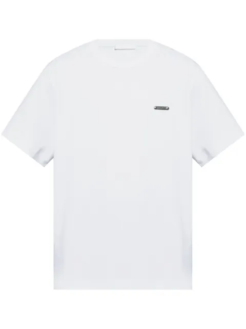 Helmut Lang Camiseta com placa de logo