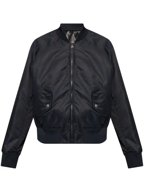 Veste bomber à logo brodé - Balmain - Modalova