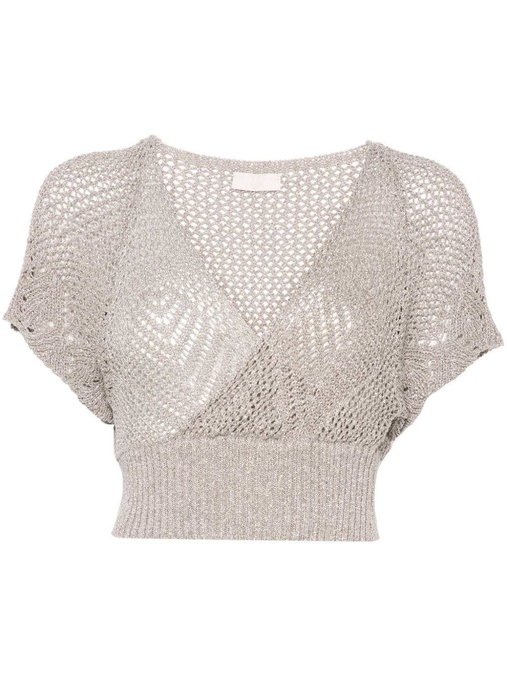 open-knit top