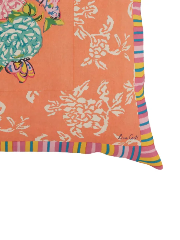 Lisa Corti Kandem Queen クッション M 60cm x 60cm | オレンジ