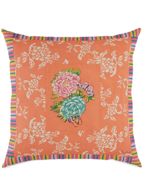 完成品 Lisa Corti オレンジ | 60cm x 60cm M クッション Queen Kandem 配膳用品・キッチンファブリック
