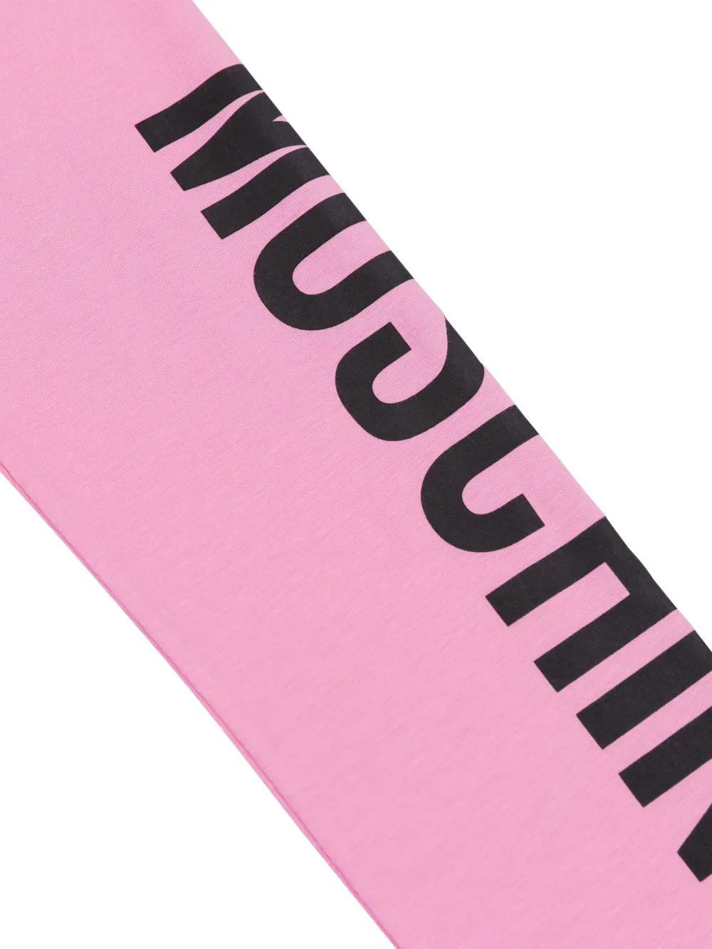 Moschino Kids Legging met logoprint Roze