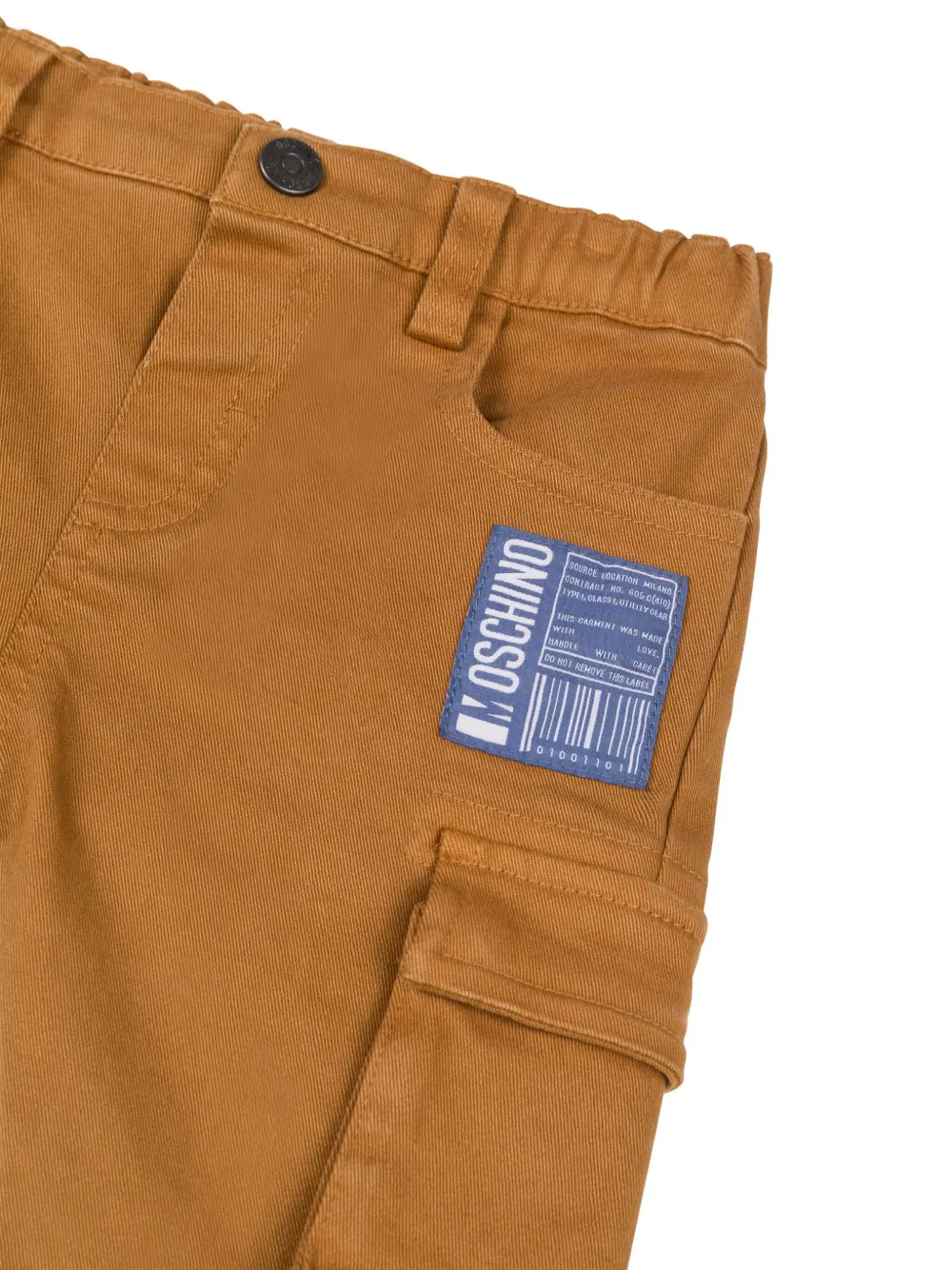 Moschino Kids Cargo broek Bruin