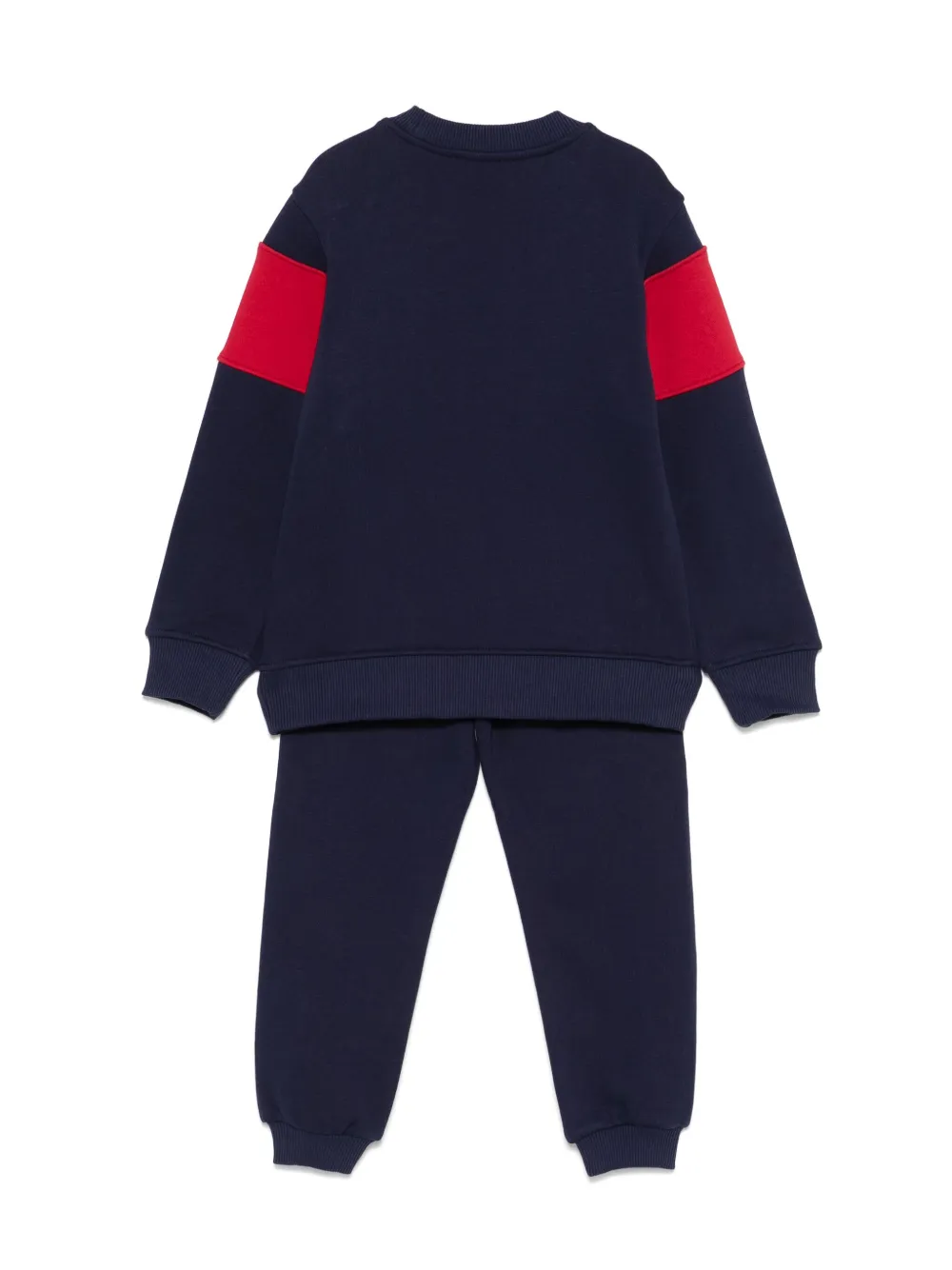 Moschino Kids Trainingspak met logoprint Blauw