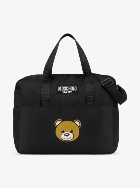 Moschino Kids pañalera con motivo Teddy Bear