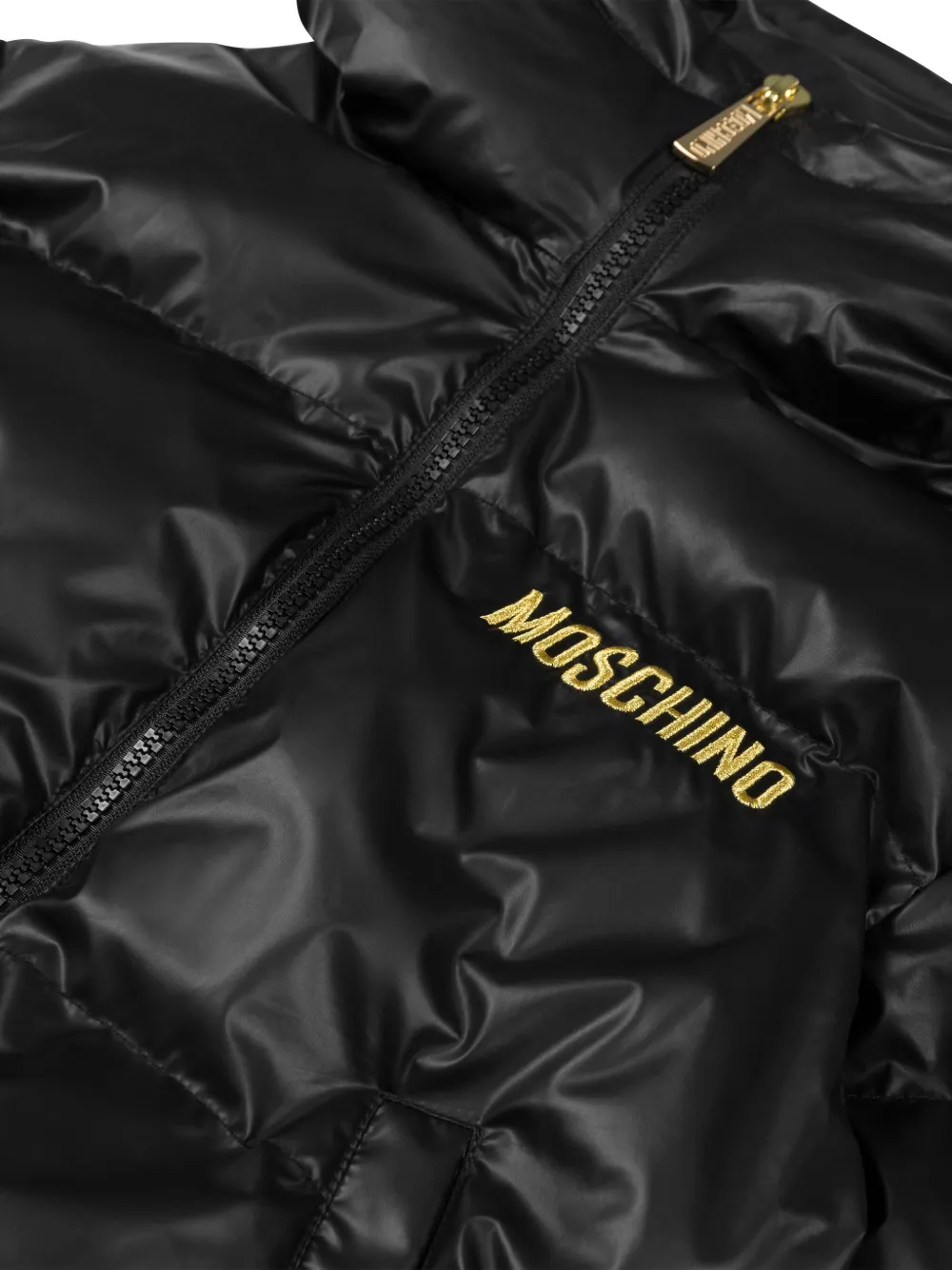 Moschino Kids Jack met geborduurd logo Zwart