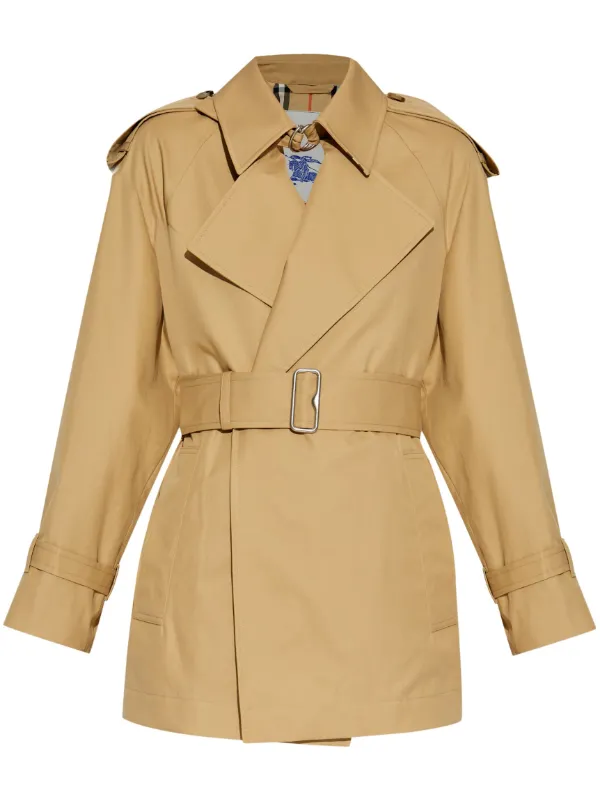 Burberry Belted Trench Jacket in Neutrals