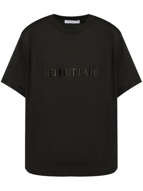 Helmut Lang logo embroidered cotton T-shirt