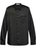 Helmut Lang epaulette-detail multi-pocket shirt - Black