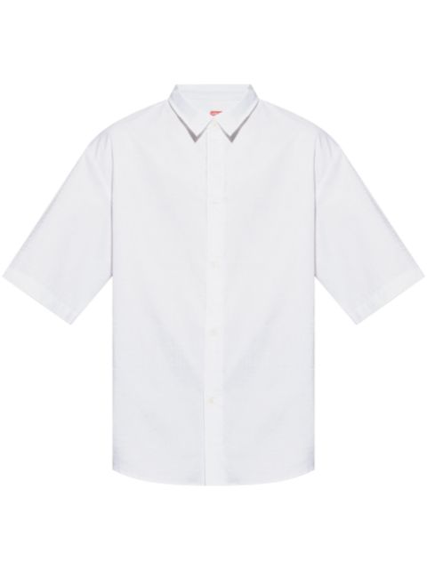 Kenzo jacquard-logo cotton shirt Men