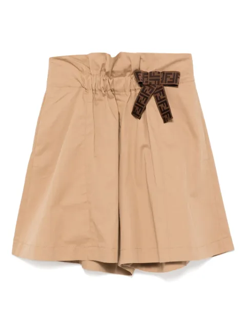 Fendi Kids shorts con detalle de moño