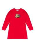 Moschino Kids Teddy Bear-print dress - Red