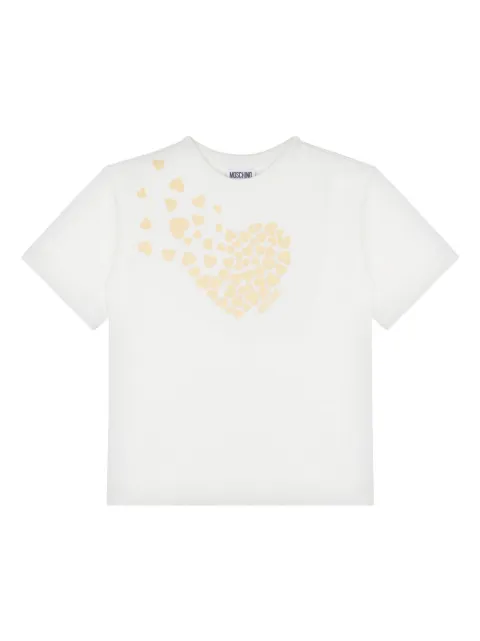 Moschino Kids camiseta con corazón estampado