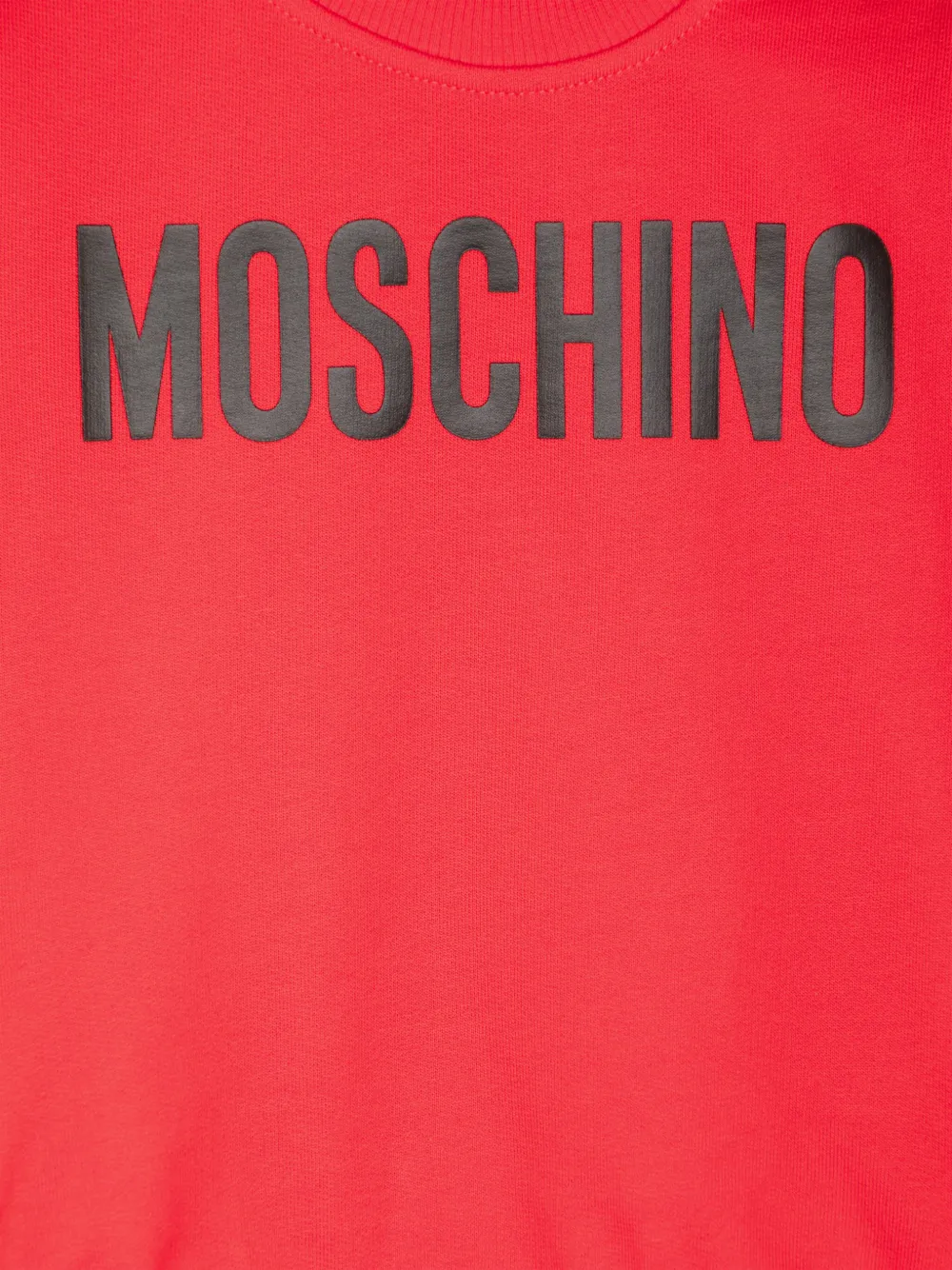 Moschino Kids Sweater met logoprint Rood