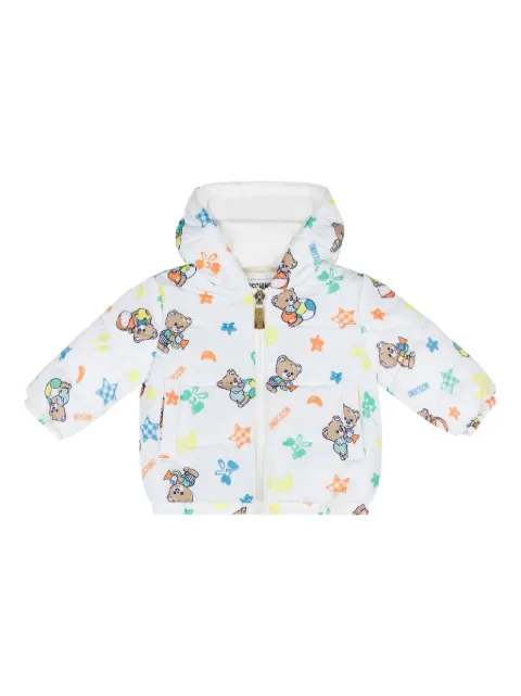 Moschino Kids teddy bear print jacket 