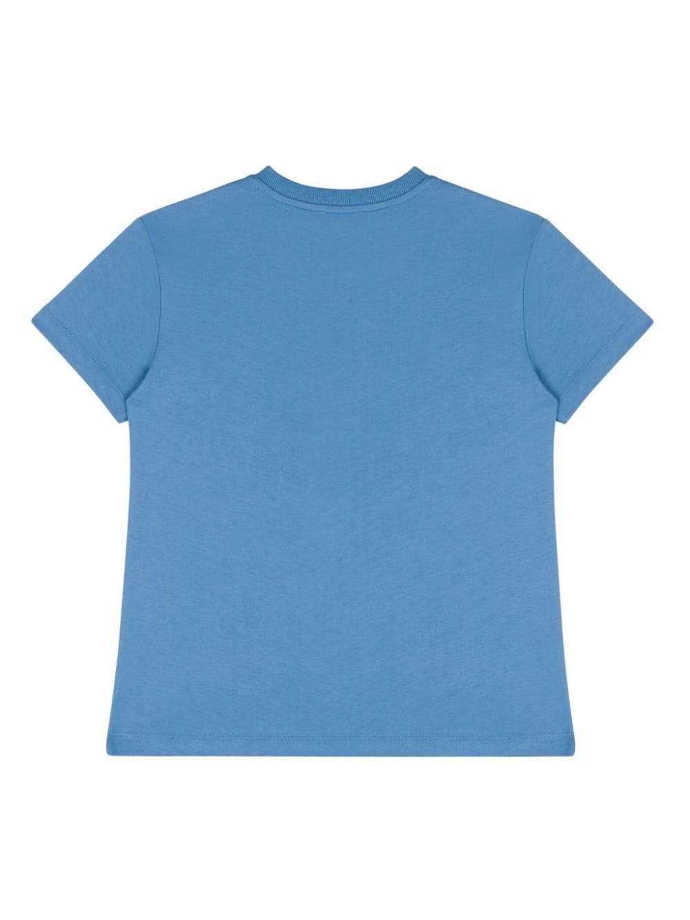 Moschino Kids Katoenen T-shirt - Blauw