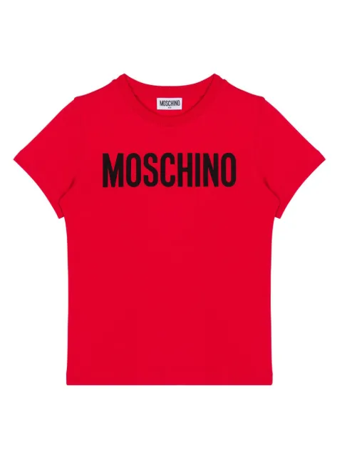 Moschino Kids logo print t-shirt 