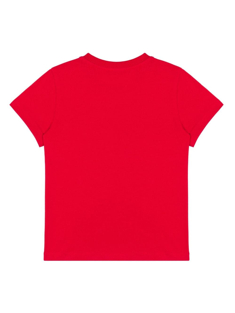 Moschino Kids logo print t-shirt - Rood