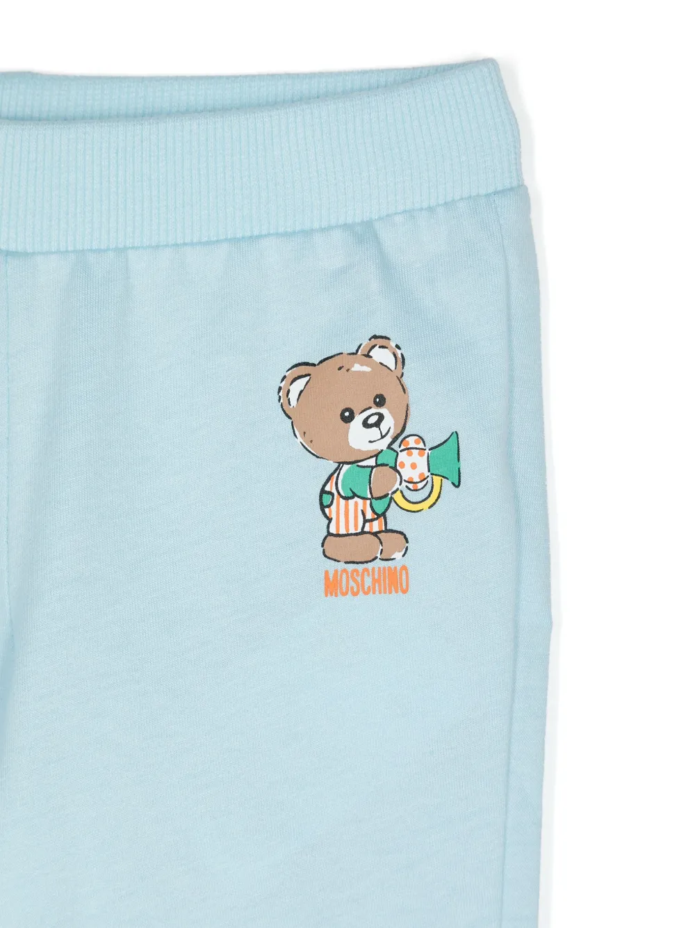 MOSCHINO LOGO-PRINT TROUSERS SET