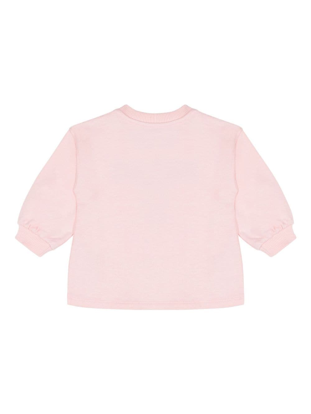Moschino Kids Katoenen sweater met Teddy Bear-print - Roze