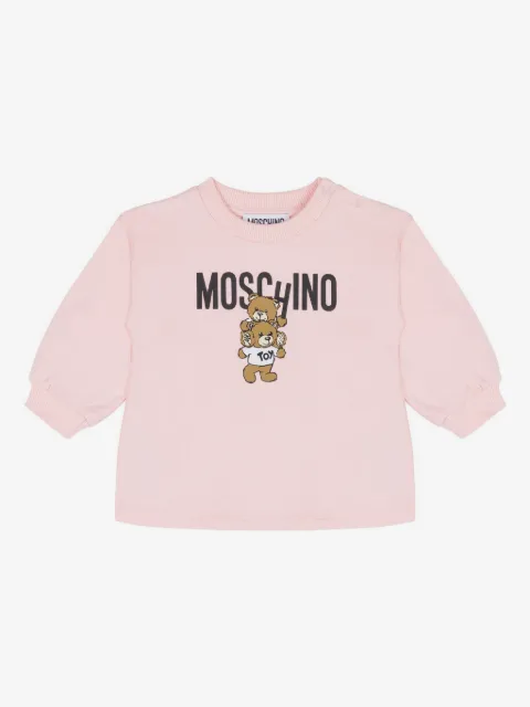 Moschino Kids sudadera con motivo Teddy Bear