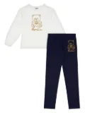 Moschino Kids Teddy trouser set - Blue