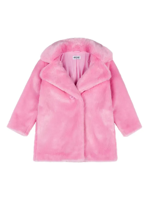 Kids pink fur coat hotsell