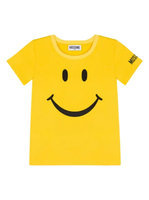 Moschino Kids logo-print cotton T-shirt