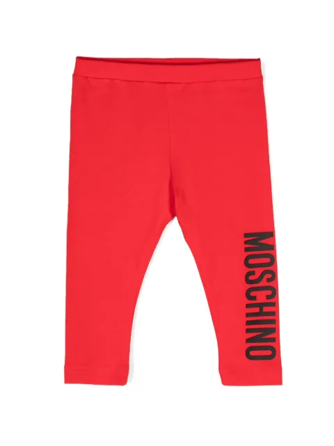 Moschino Kids logo-print leggings