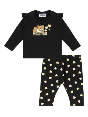 Red moschino baby two newest piece set (2t)