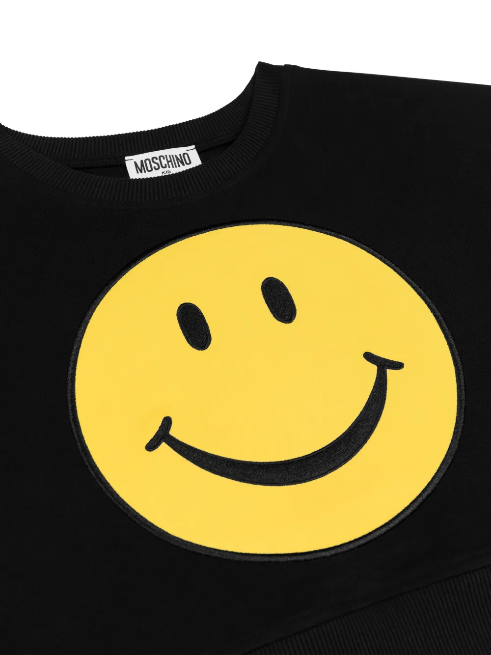 Moschino Kids Trui met logoprint Zwart