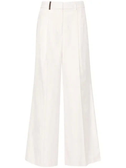Peserico corduroy straight-leg trousers