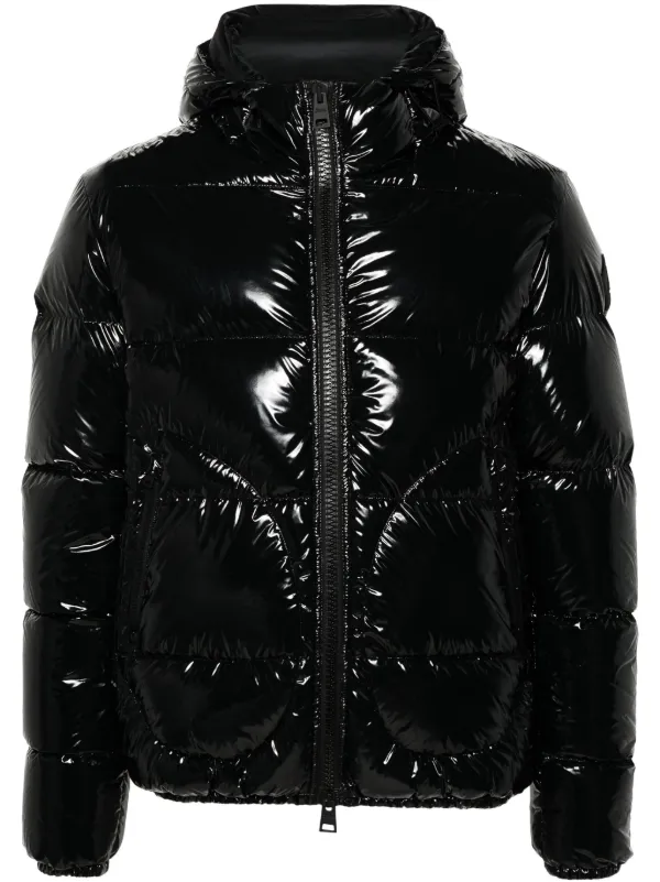 Herno フーデッド パデッドジャケット | ブラック | FARFETCH JP