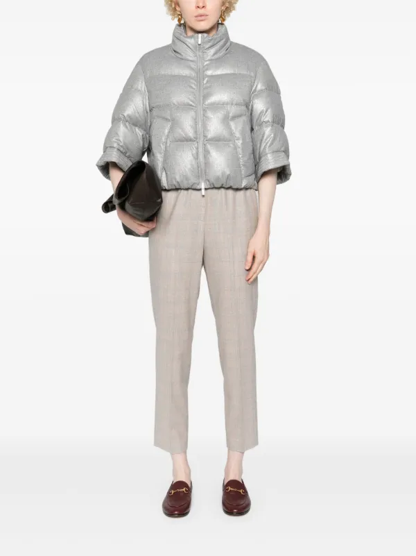 ジャケット PESERICO Women Jackets S2404002200 Grey 24014434_54271655_600.jpg
