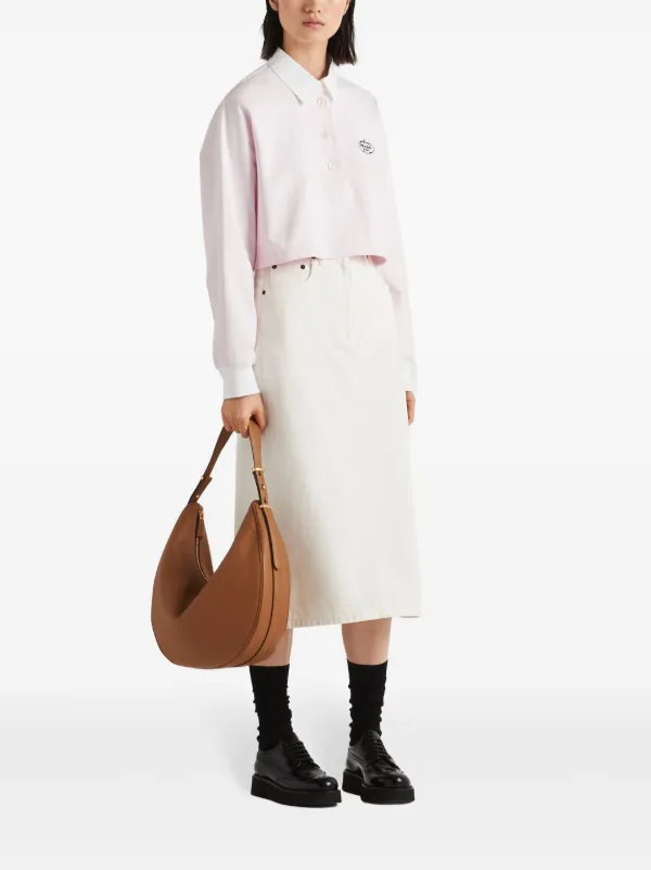 PRADA 正規品 黄色 ツイードスカート ミニスカ フレア ミュウ