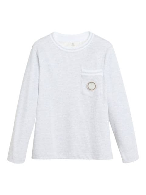 Brunello Cucinelli Kids t-shirt i bomull