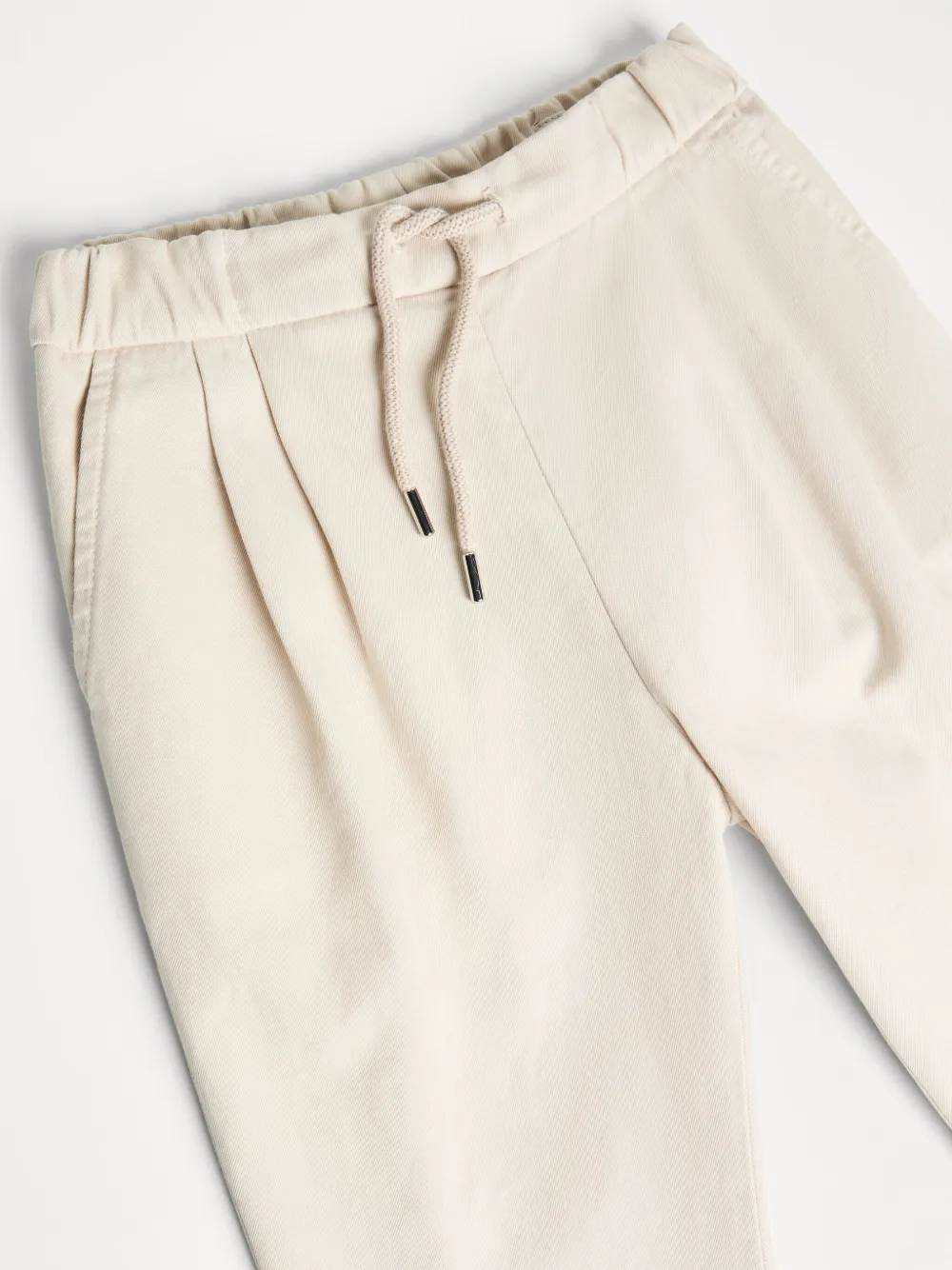 Brunello Cucinelli Kids Katoenen broek Beige